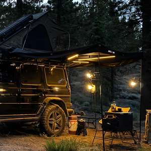 Toldo Lateral para Vehículo XINQI, 360 Grados, 4X4, Independiente, sin Patas, Oxford 600D, Extensible 270 Grados, con Paredes Laterales - Product Image 3