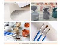 Kits de peinture à l'huile de portraits à succès, à peindre par numéros, pour décoration murale ou cadeaux