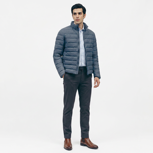 New <b>Men</b> Winter Clothing Thick <b>Warm</b> Puffer Casual Patchwork Outdoor <b>Jacket</b> Thickened Short Windproof Zipper Print Plus Size - Product Image 1