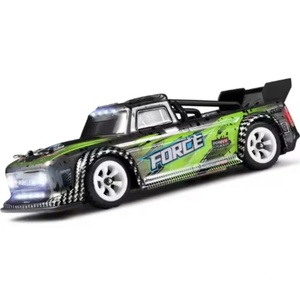 WLtoys 284131 Mini voiture RC électrique haute vitesse Wi-Fi 1/28 4WD 30 km/h tout-terrain avec lumières LED, télécommande 2.4G et câble USB - Product Image 5