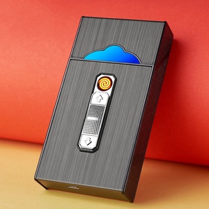 Nouvel arrivage boîte à cigarettes électronique multifonction avec briquet USB Rechargeable étui à cigarettes pour fumer - Product Image 6