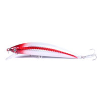 Leurre de pêche Big Minnow à finition laser, longue portée, simulation de poisson, appât artificiel dur pour la pêche en mer, en eau douce et en haute mer