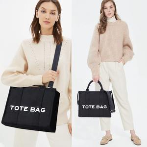 Оптовая продажа: вместительная холщовая сумка-тоут с прочной металлической молнией, настраиваемый размер, экологичная сумка для покупок, для подарков или повседневного использования - Product Image 3