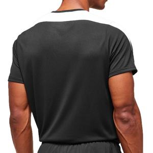 เสื้อยืดผู้ชายขายส่ง สไตล์ลำลอง สปอร์ต ตัดต่อสี ไซส์ใหญ่ ระบายอากาศ ไม่ยับ ทรงหลวม - Product Image 2