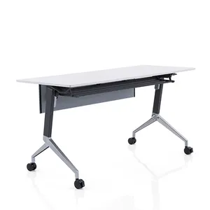 Высокий коммерческий уникальный современный дизайн складной офисный стол для обучения студентов классный стол для учебы