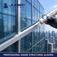 JUNBOM 9502 Mastic silicone neutre professionnel pour installation de fenêtres et vitrages, extrusion facile, directement du fabricant