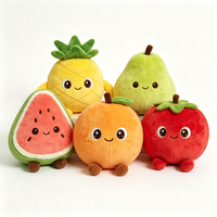Jouets en peluche en forme de fruits, banane, fraise, maïs, animaux en peluche doux pour enfants de 2 à 4 ans, unisexe