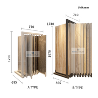 Présentoir pour carreaux de céramique 24*48 600*1200 60*120 taille échantillon présentoir pour carreaux muraux support pour carreaux
