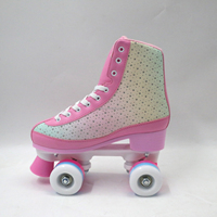 Vente chaude de haute qualité Quad patins à roulettes pour enfants professionnel extérieur patins usine en gros avec PU Double couleur roue