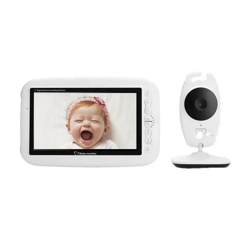 Best-Selling 2.4Ghz 7-Inch Lcd Infrared Night Vision Camera Baby Monitor