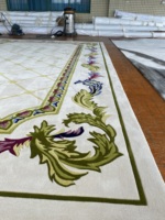 Moderner Luxus-Wollteppich mit Geometrischem Tufting-Muster, Dekorativer Bodenteppich für Wohnzimmer und Schlafzimmer
