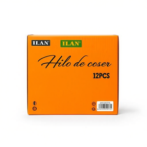 ไหมเย็บผ้าอิลน์ 2750 ม. สีแดงแตงโม กล่อง 12 ชิ้น - Product Image 1