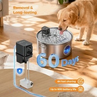 Fontaine à eau pour animaux de compagnie en acier inoxydable personnalisée de 12 L, ultra-silencieuse, distributeur d'eau automatique avec capteur intelligent pour chien et chat