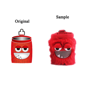 Juguetes de <span class=keywords><strong>peluche</strong></span> de conejo de algodón suave con forma de cono triangular, personalizables, para regalo de cumpleaños para niñas, con peso, venta al por mayor - Product Image 1