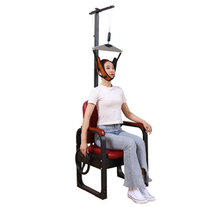 Silla de Tracción Cervical KS Roja, Soporte Manual para el Cuello, Uso Doméstico, para Alivio del Dolor Cervical - Product Image 1