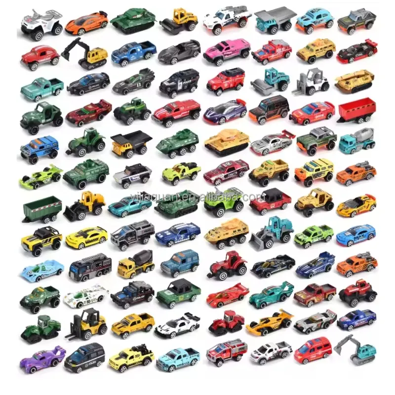 SMall MOQ 1:36 Diecast Toy Vehicles Back Model Car Pull back toy car Wholesale door open pull back car