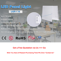 Panneau LED intelligent Pir Sensor 60x60 2x2 panneaux lumineux intelligents avec source lumineuse SMD2835 pour une utilisation au bureau