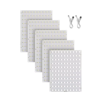 Papan lampu latar LED CMYK, penjualan laris baru, papan Lab Bambu P1P X1C A1 Printer 3D 5V USB, suku cadang Panel aksesoris DIY