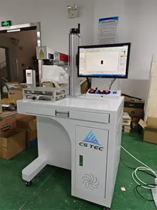 Desktop Portable UV Fiber Laser Marking Machines Metal Engraving Machines With Raycus Max JPT Laser Source Automatic