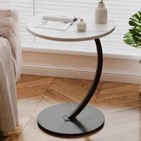 Table d'appoint moderne en acier inoxydable pour salon et chambre à coucher, table basse polyvalente avec hauteur réglable et design pliable