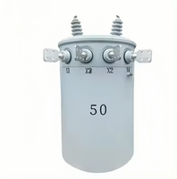 Type immergé dans l'huile monophasé 50kva 13.8KV-120/240V d'OEM de transformateur monté par Polonais