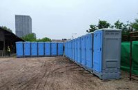 Cabine de toilettes chimiques portables écologiques pour les chantiers, les camps miniers, les parcs et les installations temporaires