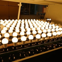Échantillons gratuits de matières premières 5W 7W 9W 12W 15W 18W 24W A60 Skd/ckd Ampoule LED Éclairage Lampe
