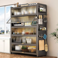 Étagères de cuisine, fours à micro-ondes multi-niveaux, armoires de rangement multifonctionnelles, fours, porte-pots, étagère de rangement