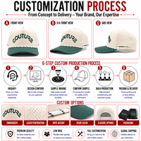 Casquette de golf 6 panneaux avec logo brodé personnalisé, haute qualité, faible MOQ, avec sangle, pliable, respirante, ventilée, motif léopard classique