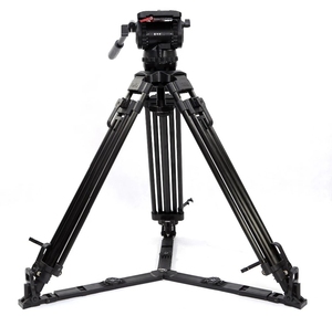 Trípode Profesional de Fibra de Carbono para Cámara de Video y TV, Resistente, con Cabezal Fluido de 100 mm, Modelo TRIX <span class=keywords><strong>TERIS</strong></span> V18T PLUS, para RED C300 BMCC - Product Image 1