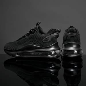 <span class=keywords><strong>Zapatillas</strong></span> Deportivas para Hombre con Amortiguación de Aire, Parte Superior Tejida Transpirable, <span class=keywords><strong>Zapatillas</strong></span> para Correr con Aumento de Altura, Talla Grande, Estilo Casual - Product Image 5