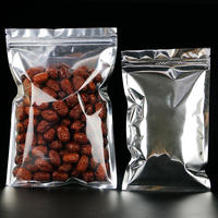 Sacs Mylar recyclables en gros avec fenêtre transparente et fermeture éclair pour le stockage alimentaire et l'utilisation en supermarché