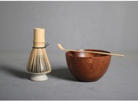Bol en céramique Matcha Essential Support de fouet en bambou Sets de fouets Matcha Starter en bambou