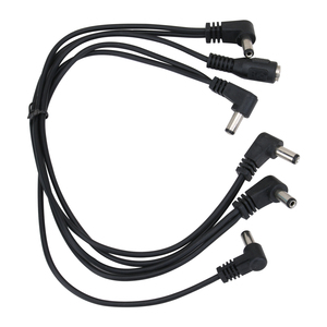 Venta al por mayor efecto de guitarra Cable de pedal de alimentación con cable de pedal de efecto de 1 a 5 vías <span class=keywords><strong>cadena</strong></span> de margaritas de 5 vías para efectos de bajo de guitarra DC <span class=keywords><strong>9V</strong></span> - Product Image 2