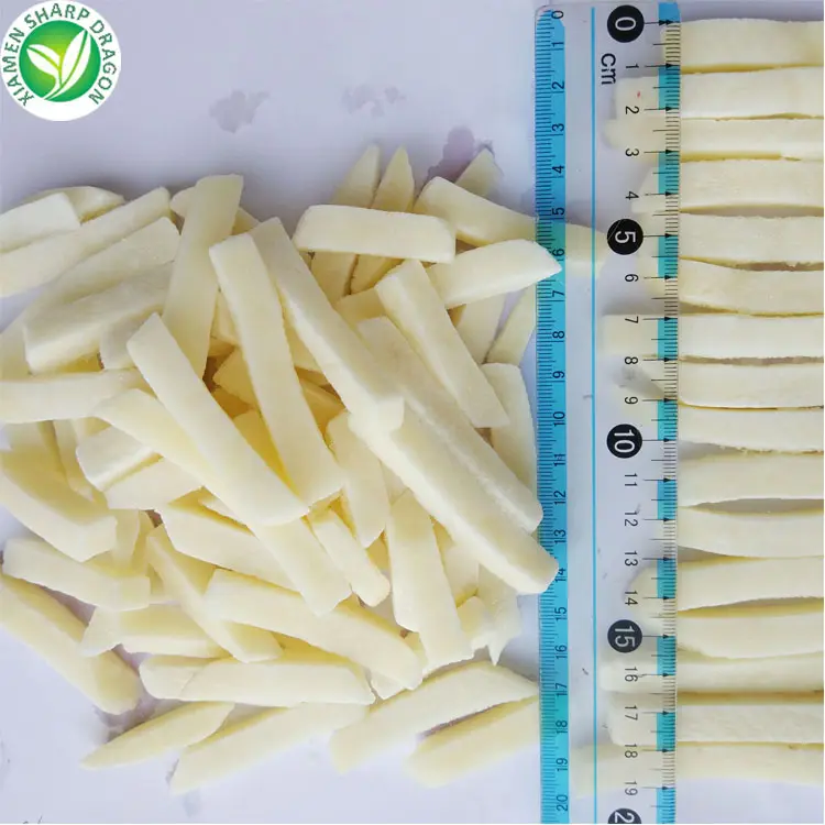 French Bulk Style Chip Pommes Gefrorene USA China geschälte Kartoffel eine Klasse ESSBARE Gelb Gesunde Lebensmittel SD Groß verpackung 10 kg IQF 2 JAHR