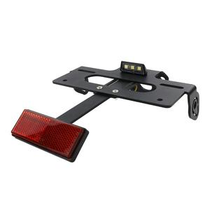 Waximoto Compatible con <span class=keywords><strong>CFmoto</strong></span> 650NK NKS <span class=keywords><strong>400NK</strong></span> NKS, Soporte de Matrícula de Aluminio, Eliminador de Guardabarros, Guardabarros Trasero, Garantía de 12 Meses - Product Image 2