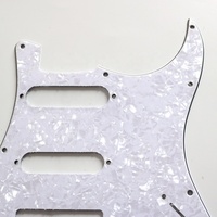 Donlis Pearloid SSH Pickguard de guitare standard US, 11 vis, plastique 4 plis, pour guitare électrique avec micros HSS Humbucker