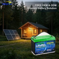 Batterie LiFePO4 à décharge profonde pour stockage domestique 12V 120AH Grade A Compacte 6000 Cycles BMS intelligent RS485 Terminal M8 CE RoHS IP67 OEM ODM