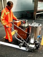 Machine de marquage routier automatique directe usine, équipement de traçage de lignes pour parkings, peinture de lignes routières