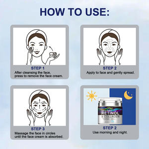 Crème au Rétinol Collagène de Marque Privée Crème Liftante et Hydratante Raffermissante pour le Visage Enrichie en Vitamines A, B, <span class=keywords><strong>C</strong></span> et E, Acide Hyaluronique - Product Image 6