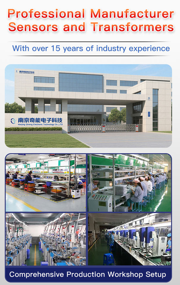 Manufacturer Split Core Current Transformer 333mV Snap on Current Sensor QNCTK1-50 1500A Clamp CT Current Transformer 1000A 1V