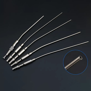 Aspirador Nasal de Acero Inoxidable, Instrumentos ORL, Instrumentos de Otorrinolaringología, Septoplastia, Extractor de Sangre Nasal Curvo sin Aguja - Product Image 1