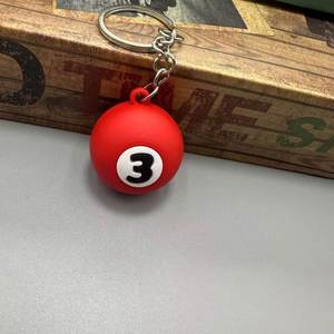 Llavero Adorable con Figura de Billar al por Mayor - Colgante Creativo para Llavero de Coche Deportivo, Regalo Único para Hombres - Product Image 3