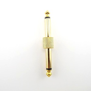 Conector macho dorado de 6,35mm, pedales de efecto de guitarra de Metal duradero, piezas de instrumentos de cuerda de Audio <span class=keywords><strong>Mono</strong></span>, accesorios - Product Image 2