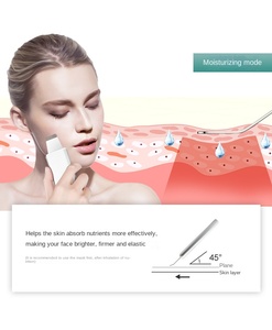 Exfoliante Facial Ultrasónico de Acero Inoxidable, Dispositivo de Belleza Portátil e Impermeable para Eliminar Puntos Negros y Piel Muerta de la Nariz y el Rostro - Product Image 1