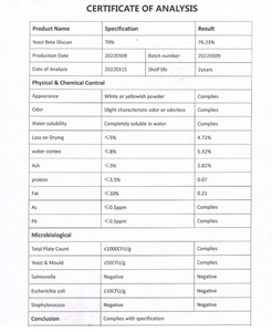 पानी में घुलनशील बीटा ग्लुकन <span class=keywords><strong>1.3</strong></span> <span class=keywords><strong>1.6</strong></span> शिटेक मशरूम निकालने पाउडर - Product Image 5