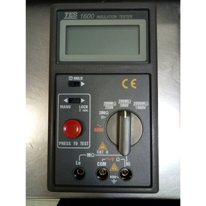 Testeur d'isolation numérique, mégohmmètre TES-1600, plage de tension 250V-1000V, courant de test 1mA, affichage LCD, réglage automatique de zéro - Product Image 3
