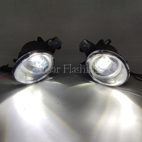Feux antibrouillard Angel Eye pour pare-chocs avant de voiture, anneau halo DRL pour Renault Clio Laguna Modus Thalia Master Koleos VelSatis Espace
