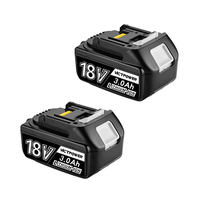 VCTPOWER BL1830 18V 3.0Ah Paket Baterai Li-ion Solid State dengan Pengisi Daya DC18RF 800 Siklus Katoda LiMn2O4 untuk Peralatan Listrik