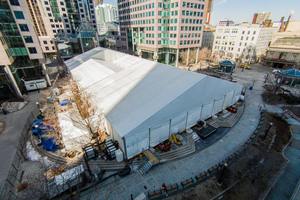 Công suất lớn kho Lều 25*<span class=keywords><strong>30M</strong></span> các nhà sản xuất quá trình oxy hóa bằng chứng rustproof Tuổi thọ dài ngoài trời nơi trú ẩn - Product Image 3